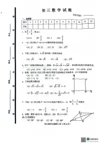 山东省淄博市博山区（五四制）2023-2024学年八年级下学期期末考试数学试题
