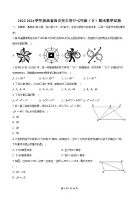2023-2024学年陕西省西安交大附中七年级（下）期末数学试卷（含答案）
