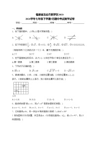福建省龙岩市新罗区2023-2024学年七年级下学期5月期中考试数学试卷(含答案)