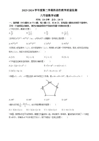 山东省菏泽市鄄城县2023-2024学年八年级下学期期末数学试题