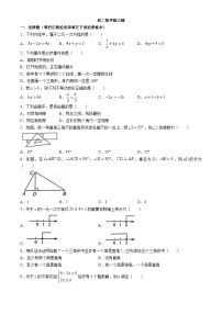 山东省淄博市桓台县2023-2024学年七年级下学期期末数学试题