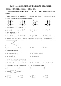 湖南省张家界市永定区2023-2024学年七年级下学期期末数学试题（原卷版+解析版）