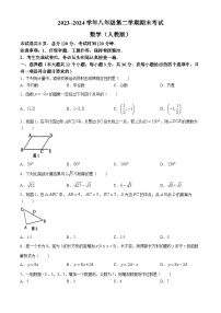 河北省邯郸市冀南新区2023-2024学年八年级下学期期末数学试题