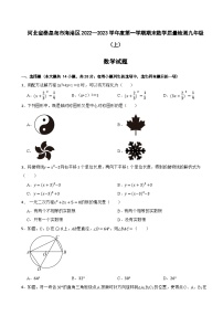 河北省秦皇岛市海港区2022—2023学年+上学期期末数学质量检测九年级试题+