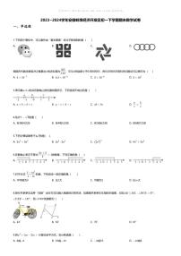 [数学][期末]2023_2024学年安徽蚌埠经济开发区初一下学期期末数学试卷