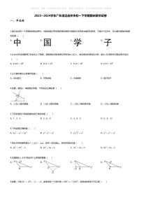 [数学][期末]2023_2024学年广东清远连州市初一下学期期末数学试卷