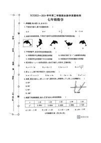 河南省许昌市2023-2024学年七年级下学期7月期末数学试题