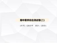 北师大版初中九年级数学上册期中素养综合测试卷(二)课件