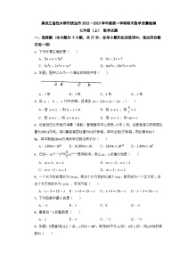 黑龙江省佳木斯市抚远市2022—2023学年上学期期末数学质量检测七年级  数学试题