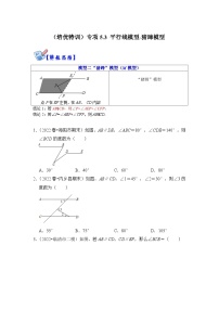 数学七年级下册5.2.1 平行线习题