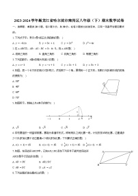 2023-2024学年黑龙江省哈尔滨市南岗区八年级（下）期末数学试卷（含解析）