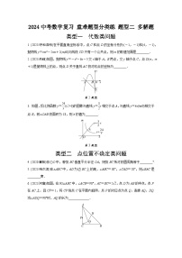 2024中考数学复习 重难题型分类练 题型二 多解题 (含答案)