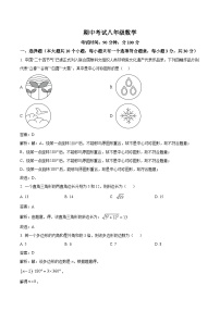 湖南省常德市澧县2023-2024学年八年级下学期4月期中考试数学试卷(含解析)