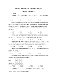 浙教版八年级数学下册基础知识专项讲练 专题3.4 数据分析初步（全章复习与巩固）（培优篇）（含答案）