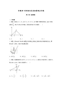 沪教版九年级上册数学专题训练专题09利用相似求坐标重难点专练(原卷版+解析)