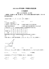 广东省茂名市电白区2023-2024学年八年级上学期期末质量监测数学试卷(含答案)