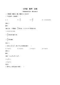 上海市浦东新区部分学校2023-2024学年七年级下学期期中考试数学试卷(含解析)