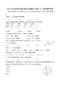 2023-2024学年河北省石家庄市栾城区八年级（下）期末数学试卷（含答案）