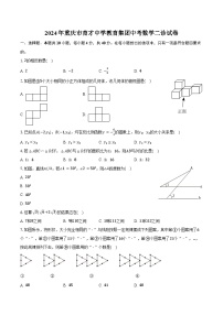 2024年重庆市育才中学教育集团中考数学二诊试卷（含答案）