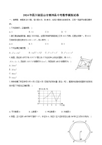 2024年四川省眉山市青神县中考数学模拟试卷+