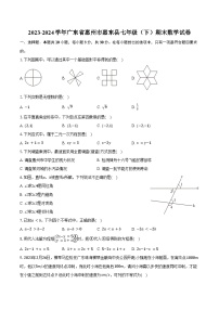 2023-2024学年广东省惠州市惠东县七年级（下）期末数学试卷（含答案）