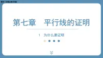 数学八年级上册第七章 平行线的证明1 为什么要证明教案配套课件ppt