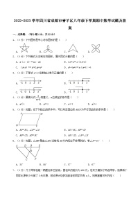 2022-2023学年四川省成都市青羊区八年级下学期期中数学试题及答案