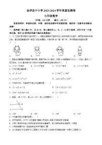 贵州省毕节市金沙县2023-2024学年七年级下学期期末数学试题