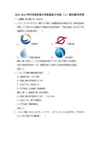 河南省商丘市柘城县2024届九年级上学期期末考试数学试卷(含解析)