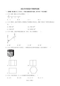 2024年河南省中考数学试卷【含详细解析】