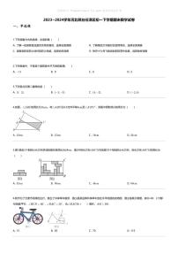 [数学][期末]2023_2024学年河北邢台任泽区初一下学期期末数学试卷