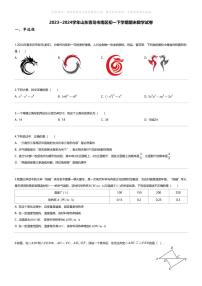 [数学][期末]2023_2024学年山东青岛市南区初一下学期期末数学试卷