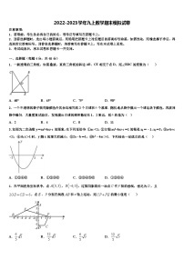 重庆九龙坡区2022-2023学年数学九上期末质量跟踪监视模拟试题含解析