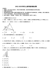 重庆市巴南区2022-2023学年数学九上期末经典试题含解析