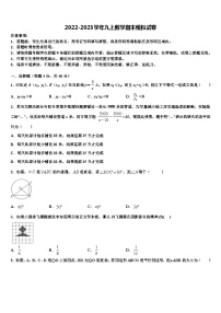 重庆市开州集团2022年数学九年级第一学期期末达标测试试题含解析