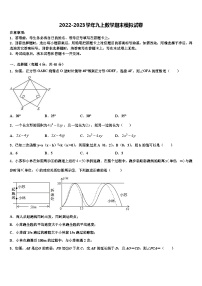 重庆市鲁能巴蜀中学2022-2023学年九年级数学第一学期期末联考模拟试题含解析