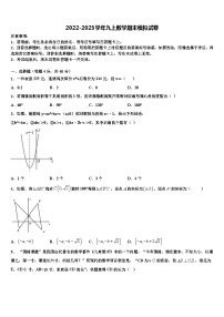 浙江省绍兴柯桥区七校联考2022年数学九上期末检测试题含解析