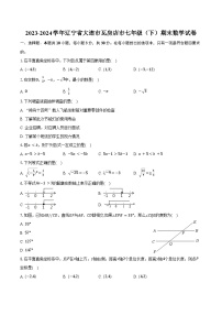 2023-2024学年辽宁省大连市瓦房店市七年级（下）期末数学试卷（含答案）