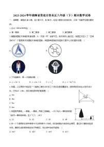 2023-2024学年湖南省娄底市娄星区八年级（下）期末数学试卷（含答案）