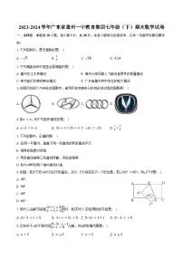 2023-2024学年广东省惠州一中教育集团七年级（下）期末数学试卷（含答案）