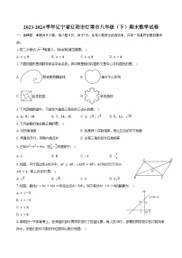 2023-2024学年辽宁省辽阳市灯塔市八年级（下）期末数学试卷（含答案）