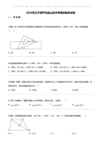 [数学]2024年辽宁葫芦岛连山区中考模拟数学试卷