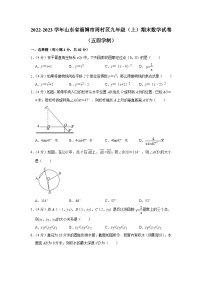 2022-2023学年山东省淄博市周村区九年级（上）期末数学试卷（五四学制）