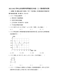 2022-2023学年山东省菏泽市郓城县九年级（上）期末数学试卷