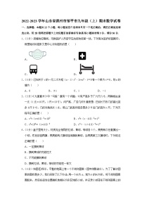 2022-2023学年山东省滨州市邹平市九年级（上）期末数学试卷