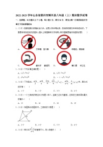 2022-2023学年山东省滨州市博兴县八年级（上）期末数学试卷