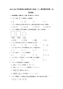 2022-2023学年黑龙江省绥化市七年级（上）期末数学试卷（五四学制）