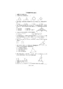 陕西省西安市高新区第三初级中学2023-2024学年八年级下学期第一次月考数学试题