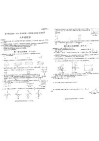 陕西省渭南市富平县2023-2024学年上学期九年级期末考试数学试题