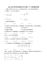 2023-2024学年河北省沧州市七年级（下）期末数学试卷（含详细答案解析）